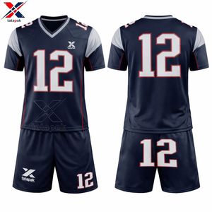 Conjunto de Camisetas de Fútbol 7V7 Personalizadas TATAPAK, Secado Rápido, Absorción de Humedad, Material 100% Poliéster, Cuello en V, Manga Corta - Product Image 5