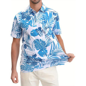 T-shirt personnalisé OEM, coupe classique, coton uni, manches courtes, polo de golf pour hommes - Product Image 2