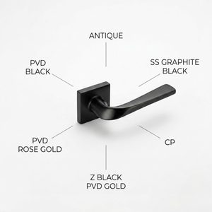 Premium Brass Door <b>Handle</b> Set with Mortise <b>Lock</b> | Luxury Lever <b>Handles</b> for Interior Doors | Hardware for Hotel Interior Decor - Product Image 5