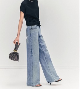 <b>Men's</b> Vintage Baggy Wide Leg Denim Pants Button Casual Loose Straight Streetwear Hip Hop <b>Printed</b> Pattern <b>Jeans</b> - Product Image 3
