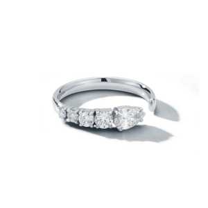 Open Cuff Claw Lab Grown Diamond Snack <b>Ring</b> 14k Solid Gold 925 Silver Stackable Wedding <b>Adjustable</b> Band Manufacture Wholesale - Product Image 5
