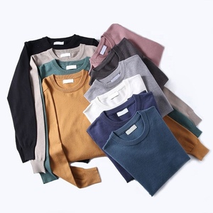 Custom Made Homme <b>Men's</b> Sweater Troja Slim Solid Color Genser Casual Male Round Neck Geansai <b>Pullover</b> <b>Men</b> Brand - Product Image 4