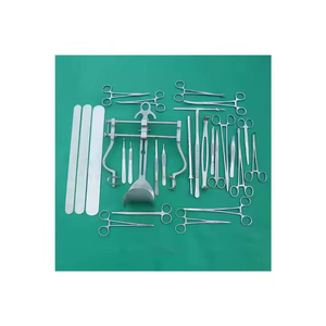 Premium Basic Stainless Steel Laparotomy Surgery Set 84 Pieces Abdominal Surgical <b>Instruments</b> Reusable High-<b>Temperature</b> - Product Image 1