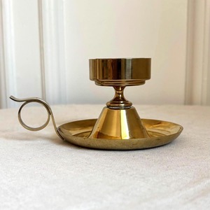 Unique Antique brass candelabra set Five <b>tapered</b> flameless <b>candles</b> Home wedding <b>candle</b> decoration - Product Image 6