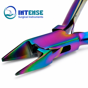 Alicates Profesionales de Acero Inoxidable para Joyería de Nariz con Cadena Arcoíris, Herramienta de Precisión para Enrollar Alambre - Product Image 1
