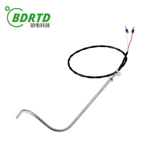 للبيع بالجملة من الفولاذ المقاوم للصدأ أنبوب مستقيم RTD مسبار PT100 Pt1000 مستشعر درجة الحرارة - Product Image 5
