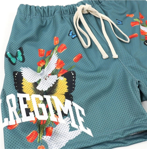 Shorts de basketball 100 % polyester à séchage rapide, personnalisables avec logo d'équipe, taille haute, cordon de serrage, légers, anti-UV, pour la performance sportive - Product Image 4