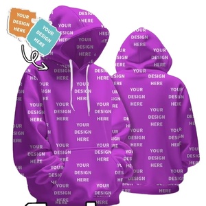 Customized Photo/Logo Men's Fleece Pullover Hoodie Full-Body Printed Cartoon Pattern Eco-Friendly Multi-Color Options Soft - Product Image 1