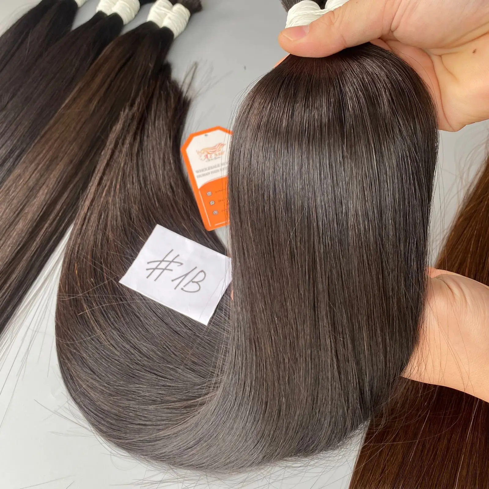 Blonde Color 613 Vietnamese Remy Human Hair Color Bulk, Virgin Hair 8-30 Inch Unprocessed Human Hair Bulk Extension