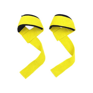 Sangles de levage réglables en coton pour entraînement de musculation, bandes de poignet antidérapantes de haute qualité - Product Image 1