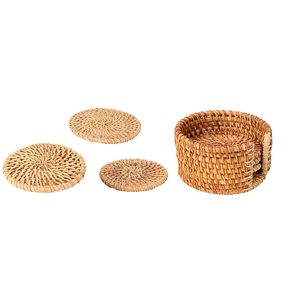 Meilleurs sous-verres en rotin de designer, vente en gros directe d'usine, tapis et dessous de verre en rotin les plus vendus - Product Image 6