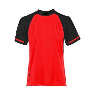 เสื้อยืดแขนสั้นคอกลมทรงสลิมฟิตสำหรับผู้ชาย ผ้าคอตตอนผสมสแปนเด็กซ์ พิมพ์ลายโลโก้ด้านหน้าด้วยเทคนิค Sublimation แห้งเร็ว ผ้าถัก - Product Image 1