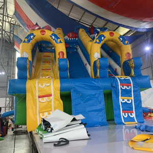 Gaming Application PVC material Easy Setup Features Amusement parks <b>Inflatable</b> Water Slide Bounce <b>House</b> 5m x 6m Viet Nam - Product Image 4