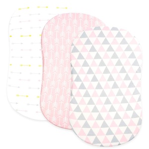 Drap de Berceau Tricoté pour Bébé Unisexe Doux et Extensible, Couverture de Berceau Triangle avec Flèche, Literie Universelle pour Enfants - Product Image 3