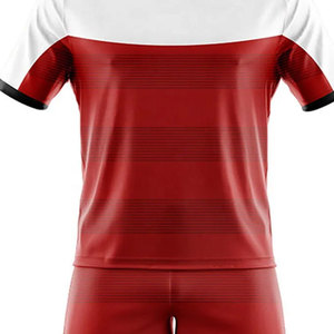 Créez votre propre logo sur un uniforme de rugby à manches courtes, un best-seller confortable et écologique pour hommes - Product Image 4