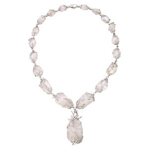 Bohemian 925 Silver <b>Opal</b> Pendant <b>Necklace</b> With For Women Everyday Wear - Product Image 1