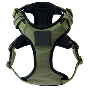 OEM Custom No-Pull Dog Harness Padded Adjustable Reflective Pet Vest Harness D-<b>Ring</b> Buckle Multi-Color Wholesale B2B Supplier - Product Image 1