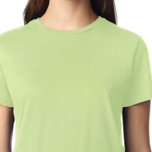 Camiseta de algodón de manga corta con cuello redondo para mujer, informal, suave, transpirable, cómoda, básica, a la moda, al por mayor - Product Image 3