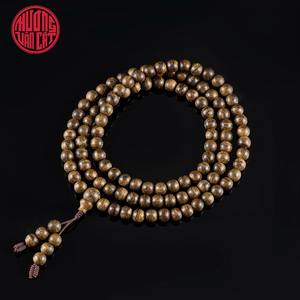 Pulsera Premium de 108 cuentas de 6 mm de Agarwood Malayo Semihundible – Mala de Oración de Oud Natural Malayo con Alto Contenido de Resina - Product Image 2