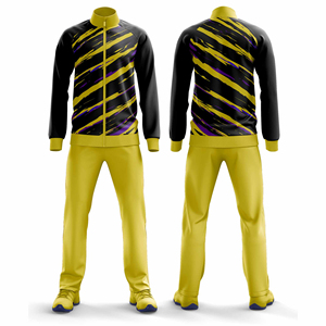Ensemble de survêtement d'hiver 100 % coton personnalisé en gros, impression par sublimation intégrale, vêtements de sport lourds pour l'entraînement, OEM ODM - Product Image 6