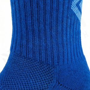 Blue Crew <b>Socks</b> for <b>Running</b> Breathable Cotton Athletic Sport <b>Socks</b> Summer Adult Size Standard Knitted Solid Color - Product Image 4