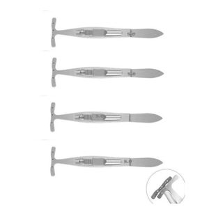 ชุดเครื่องมือผ่าตัดสแตนเลส 6 พิน สำหรับยึดเปลือกตา แก้ไขภาวะตาตก ยี่ห้อ Putterman Muller จำนวน 4 ชิ้น - Product Image 4