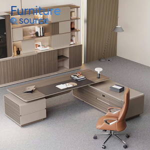 แผ่นไม้ตั้งโต๊ะไม้แบบทันสมัยแผ่นไม้ MDF แข็งแรงทนทานทนทานพื้นที่ทำงานประจำวันผู้ผลิตจากเวียดนาม - Product Image 2