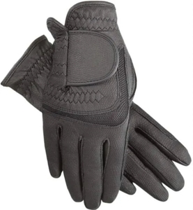 Guantes de Cuero para Dedos Completos, Microfibra Antideslizante, Guantes de Montar al Aire Libre Unisex, Cierre de Gancho y Bucle para Invierno - Product Image 2