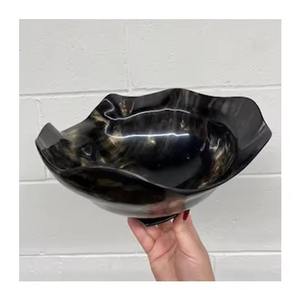 Nuevo Juego de Vajilla de Cerámica de Diseño Moderno de Alta Calidad, Incluye Plato y Taza con Tazón de Cuerno de Búfalo Pulido a Mano - Product Image 1
