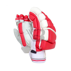 Gants de frappe de cricket personnalisables de haute qualité, design couleur et taille au choix, en cuir, OEM - Product Image 1