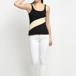 เสื้อกล้ามรัดรูปทรง Racerback สำหรับผู้หญิง คอกลม แขนกุด เหมาะสำหรับออกกำลังกาย โยคะ แห้งเร็ว ชุดออกกำลังกาย - Product Image 2