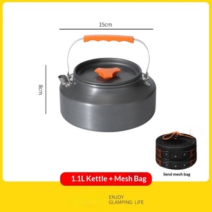 Outdoor Cookware Camping Cookware Picnic Equipment Complete Camping Kettle Kitchenware Frying <b>Pot</b> Set - Product Image 1