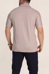 เสื้อกอล์ฟผู้ชาย โลโก้ด้านหน้า บริเวณปกเสื้อ น้ำหนัก 400 กรัม ผ้าฝ้าย 100% แขนสั้น แห้งเร็ว ระบายอากาศดี แฟชั่นสั่งทำได้ - Product Image 6