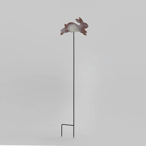 Piquet décoratif en fer forgé pour jardin, ornement extérieur rustique en métal, décoration végétale pour cour et pelouse, résistant aux intempéries - Product Image 3