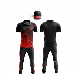 High Quality Polyester Sublimation Cricket Uniform Set | Men <b>Women</b> Youth Cricket Wears Polo Shirt and <b>Trouser</b> Full Team Outfit - Product Image 1