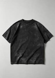 เสื้อยืดคอกลมทรงโอเวอร์ไซส์ สไตล์สตรีทแวร์ ลวดลายกราฟิก ผ้าคอตตอนหนา ทรงหลวม ไหล่ตก สำหรับผู้ชาย - Product Image 5