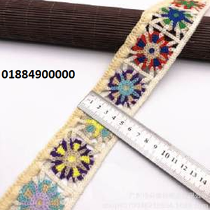 Elegant Crochet Lace Fabric Handmade Floral Cotton Lace <b>Material</b> <b>for</b> Dress Garment <b>Sewing</b> Decoration Wholesale - Product Image 6