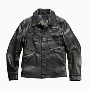 Nuevas Chaquetas de Cuero Tejido Transpirables y Resistentes al Viento para Hombre 2026 al por Mayor, con Cuello Alto y Logotipo Frontal, a la Moda para Otoño - Product Image 1