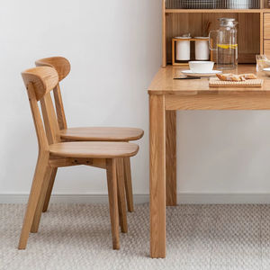 เก้าอี้ทานอาหารทำจากไม้สักแท้พร้อมที่นั่งเชือกถัก สำหรับใช้รับประทานอาหารทั้งในร่มและกลางแจ้ง - Product Image 1