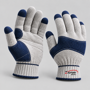 Gants d'hiver en coton de qualité supérieure avec doublure chaude en tissu doux, ajustement confortable, construction extensible, pour temps froid - Product Image 1