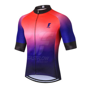 Maillot de cyclisme personnalisé respirant et léger de qualité supérieure pour adultes, utilisation estivale, manches courtes, pour équipes et cyclistes individuels - Product Image 2