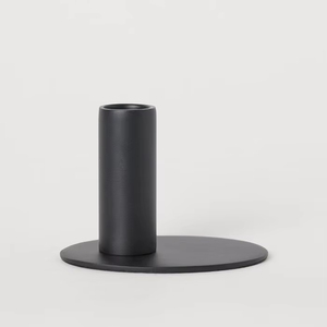 Porte-bougie en métal artisanal de designer, support décoratif artistique pour bougie, centre de table pour salon, décoration intérieure - Product Image 1