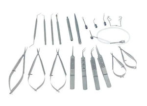 Kit d'instruments chirurgicaux manuels de haute qualité pour la cataracte, 21 pièces - Product Image 2