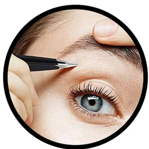 Meilleures pinces à cils pour extensions de cils en acier inoxydable avec pointe en fibre pour extensions de cils - Product Image 6