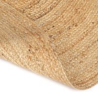 Tapis tressés à la main en jute et coton de haute qualité, vente chaude, tapis de salon pour usage domestique