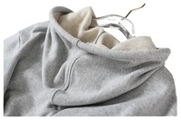 Vente en gros – Sweat à capuche court sexy pour femme, double couche, en molleton technique respirant, 20 % polyester, 80 % coton, qualité supérieure, avec badge