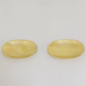 Gold Finish Metal Soap Dish Oval Decorative Soap Holder <b>Bathroom</b> Countertop Soap <b>Tray</b> - Product Image 3