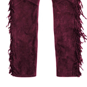 New Arrival Custom Logo And Color Men <b>Fringe</b> Suede Leather Pants Western Cowboy Pants Low Moq <b>Top</b> Selling Fashion Wear - Product Image 6