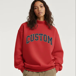 บริการ OEM เสื้อสเวตเชิ้ตผู้หญิงแบบสวมใส่สบายสำหรับฤดูหนาว คอเต่าหลวมๆ แขนยาว สกรีนโลโก้ด้านหน้าได้ แห้งเร็ว ระบายอากาศได้ดี - Product Image 1