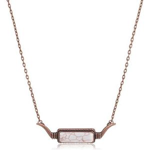 Collana da Cowgirl Vintage Western Rustic Couture per Donna, Gioielli alla Moda con Perline Turchesi - Product Image 1